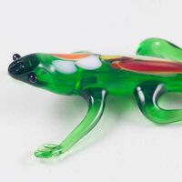 Glass Lizard Figurine in Glass Figurines Reptiles category