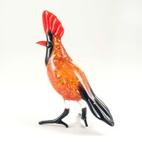 Glass Bird Cardinal Figurine in Glass Figurines Birds category