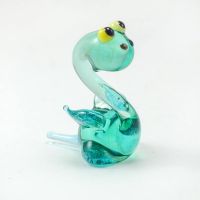 Glass Green Dragon Figurine in Glass Figurines Wild  Animals category
