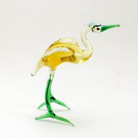 Glass Heron Figurine in Glass Figurines Birds category