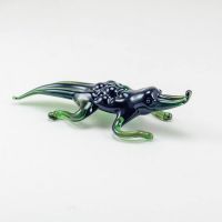 Crocodile Glass Figure in Glass Figurines Reptiles category