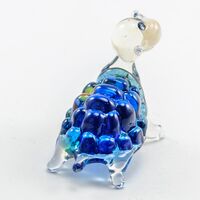 Blue Glass Turtle in Glass Figurines Reptiles category