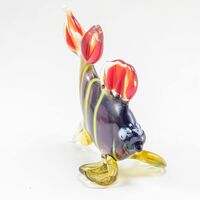 Glass Black Fish in Glass Figurines Sea Life Creatures category