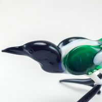 Magpie Glass Figurine in Glass Figurines Birds category