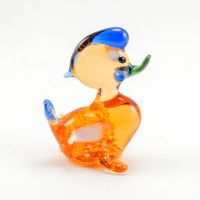 Glass Duck Figure in Glass Figurines Birds category