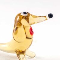 Dachshund Brown Figure in Glass Figurines Dogs category