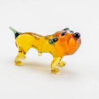 English Bulldog Figurine in Glass Figurines Dogs category