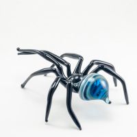 Glass Spider Figure in Glass Figurines Insects category