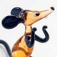 Brown Mouse in Glass Figurines Wild  Animals category