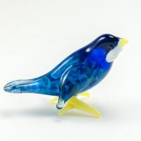 Glass Myna Bird Figurine in Glass Figurines Birds category