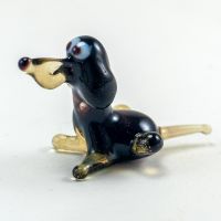 Glass Doggy Figure in Glass Figurines Dogs category