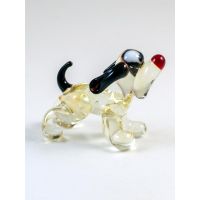 Glass Little Doggy in Glass Figurines Dogs category