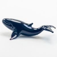 Whale Glass Figurine in Glass Figurines Sea Life Creatures category