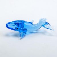 Whale Glass Figurine in Glass Figurines Sea Life Creatures category