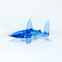 Glass Shark Figurine in Glass Figurines Sea Life Creatures category