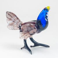 Wood Grouse Glass Figure in Glass Figurines Birds category