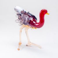 Ostrich Glass Figure in Glass Figurines Birds category