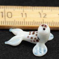 Tiny Glass Seal in Glass Figurines Miniature Figurines category