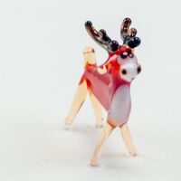 Deer Glass Mini Figurine in Glass Figurines Miniature Figurines category