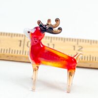Deer Glass Mini Figurine in Glass Figurines Miniature Figurines category