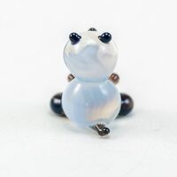 Glass Panda Miniature in Glass Figurines Miniature Figurines category