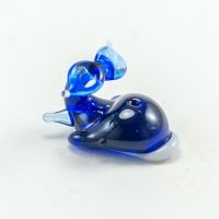Glass Whale Figurine in Glass Figurines Miniature Figurines category