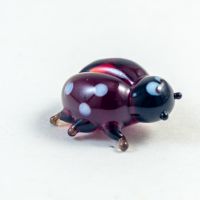 Ladybird Glass Miniature in Glass Figurines Miniature Figurines category