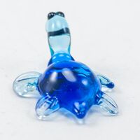 Tiny Jolly Turtle in Glass Figurines Miniature Figurines category