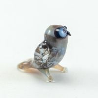 Brown Owl Glass Figurine in Glass Figurines Miniature Figurines category