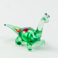 Dinosaur Mini Figurine in Glass Figurines Miniature Figurines category