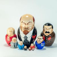 Lenin Nesting Doll 10 Pieces Set in Nesting Dolls Russian Presidents category