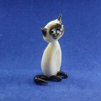 Sitting Glass Cat in Glass Figurines Cats category