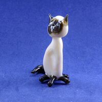 Sitting Glass Cat in Glass Figurines Cats category
