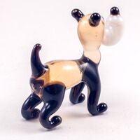 Little Doggy Figurine in Glass Figurines Dogs category