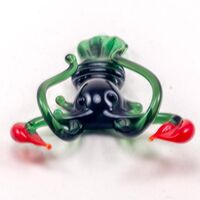 Green Crayfish Figurine in Glass Figurines Sea Life Creatures category