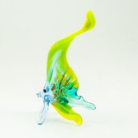 Green Sailfish Figurine in Glass Figurines Sea Life Creatures category