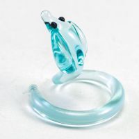 Cobra Glass Mini Figurine in Glass Figurines Miniature Figurines category