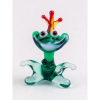 Princess Frog Mini Figurine in Glass Figurines Miniature Figurines category