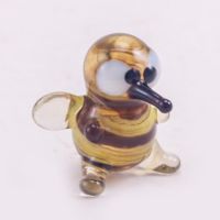 Glass Bee Miniature Figurine in Glass Figurines Miniature Figurines category