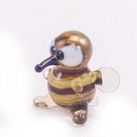 Glass Bee Miniature Figurine in Glass Figurines Miniature Figurines category