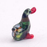 Duck Glass Figure in Glass Figurines Miniature Figurines category