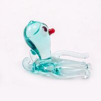 Octopus Figurine in Glass Figurines Miniature Figurines category