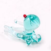 Octopus Figurine in Glass Figurines Miniature Figurines category