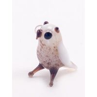 Polar Owl Glass Figurine in Glass Figurines Miniature Figurines category