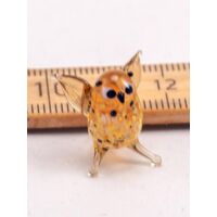 Brown Owl Glass Mini Figurine in Glass Figurines Miniature Figurines category