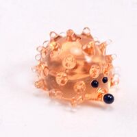Hedgehog Glass Miniature in Glass Figurines Miniature Figurines category