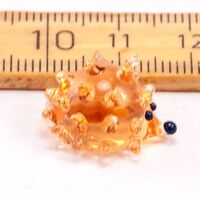 Hedgehog Glass Miniature in Glass Figurines Miniature Figurines category