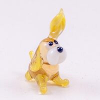 Doggy Glass Figurine in Glass Figurines Miniature Figurines category