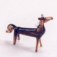 Glass Horse Mini Figurine in Glass Figurines Miniature Figurines category