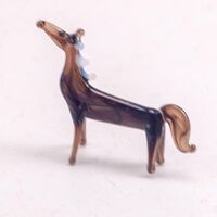 Glass Horse Mini Figurine in Glass Figurines Miniature Figurines category